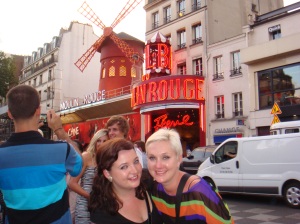 Tam & me. Welcome to the Moulin Rouge :)