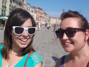 Katie and Me strolling around Venice :)